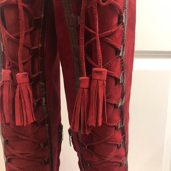 Beautiful tall leather boots - Picture 7 of 9